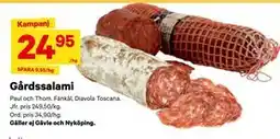 City Gross Gårdssalami, SEK 24.95 erbjuda
