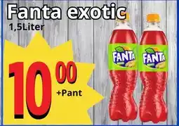 Supergrossen Fanta exotic, SEK 10 erbjuda