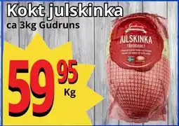 Supergrossen Kokt julskinka, SEK 59.95 erbjuda