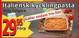 Supergrossen Italiensk kycklingpasta, SEK 29.95 erbjuda