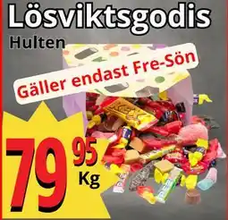 Supergrossen Lösviktsgodis, SEK 79.95 erbjuda