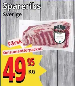 Supergrossen Spareribs, SEK 49.95 erbjuda