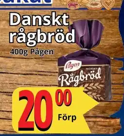 Supergrossen Danskt rågbröd, SEK 20 erbjuda