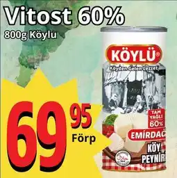 Supergrossen Vitost 60%, SEK 69.95 erbjuda