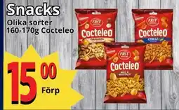 Supergrossen Snacks, SEK 15 erbjuda