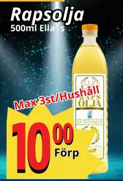 Supergrossen Rapsolja, Medlemspris erbjuda