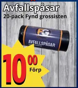 Supergrossen Avfallspåsar, SEK 10 erbjuda
