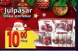 Supergrossen Julpåsar, SEK 10 erbjuda