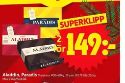 ICA Supermarket Marabou Aladdin, Paradis erbjuda