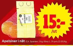ICA Supermarket ICA Apelsiner i nät erbjuda