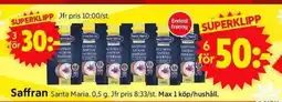 ICA Supermarket Santa Maria Saffran erbjuda