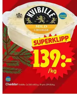 ICA Supermarket Kvibille Cheddar erbjuda