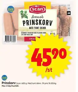 ICA Supermarket Scan Prinskorv erbjuda