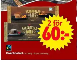 ICA Supermarket ICA Bakchoklad erbjuda