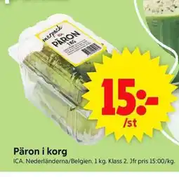 ICA Supermarket ICA Päron i korg erbjuda