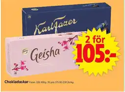 ICA Supermarket Fazer Chokladaskar erbjuda
