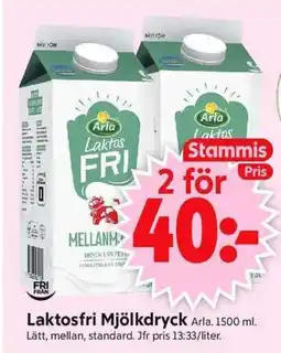 ICA Supermarket Arla Laktosfri Mjölkdryck erbjuda