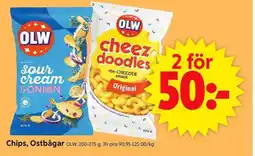 ICA Supermarket OLW Chips, Ostbågar erbjuda