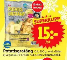 ICA Supermarket ICA Potatisgratäng erbjuda