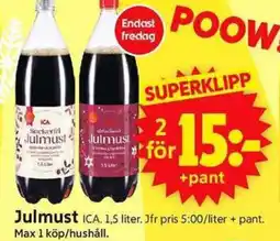 ICA Supermarket ICA Julmust erbjuda