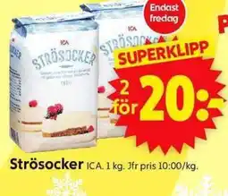 ICA Supermarket ICA Strösocker erbjuda