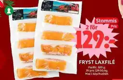 ICA Maxi PACIFIC Fryst laxfilé erbjuda