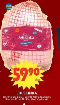 ICA Maxi ICA Julskinka erbjuda