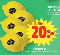 ICA Maxi ICA Citroner erbjuda