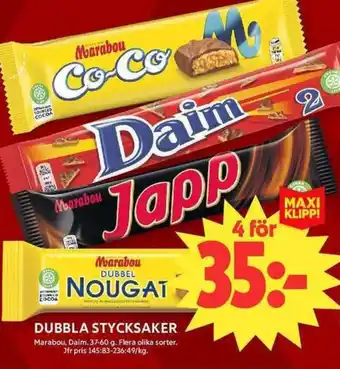 ICA Maxi Dubbla stycksaker erbjuda