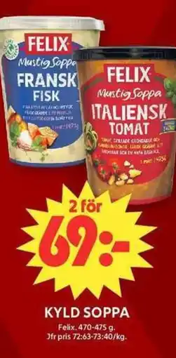 ICA Maxi FELIX Kyld soppa erbjuda