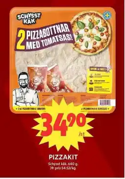 ICA Maxi SCHYSST KÄK Pizzakit erbjuda