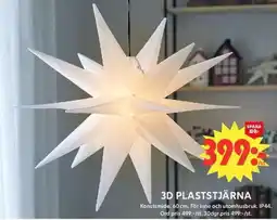 ICA Maxi 3d plaststjärna erbjuda
