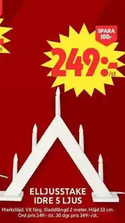 ICA Maxi Elljusstake idre 5 ljus erbjuda