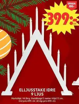 ICA Maxi Elljusstake idre 9 ljus erbjuda