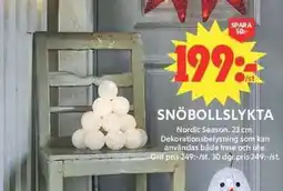 ICA Maxi Snöbollslykta erbjuda
