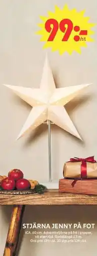 ICA Maxi Stjärna jenny på fot erbjuda