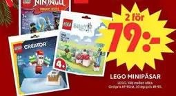 ICA Maxi LEGO Minipåsar erbjuda
