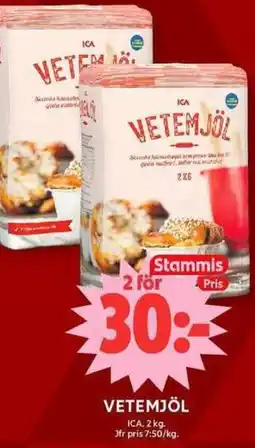 ICA Maxi ICA Vetemjöl erbjuda