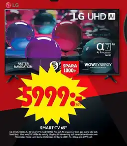 ICA Maxi LG Smart-tv 65" erbjuda