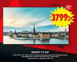ICA Maxi FINLUX Smart-tv 50" erbjuda
