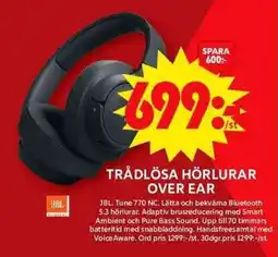 ICA Maxi JBL Trådlösa hörlurar over ear erbjuda