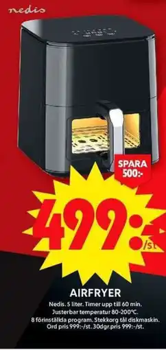 ICA Maxi NEDIS Airfryer erbjuda