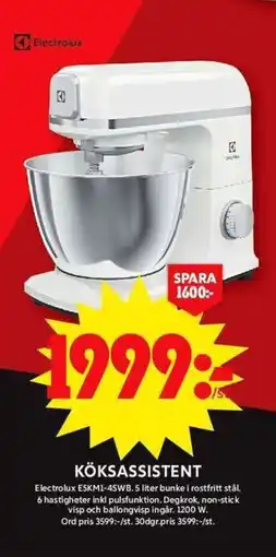 ICA Maxi ELECTROLUX Köksassistent erbjuda