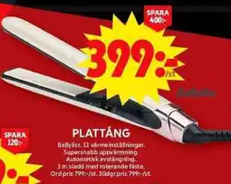 ICA Maxi BABYLISS Plattång erbjuda