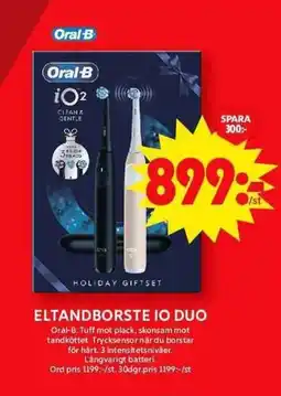ICA Maxi ORAL-B Eltandborste io duo erbjuda