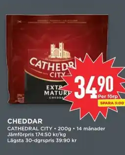 Willys CATHEDRAL CITY Cheddar erbjuda