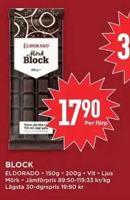 Willys ELDORADO Block erbjuda