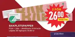 Willys FIXA Bakplåtspapper erbjuda