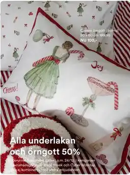 Hemtex Alla underlakan och örngott 50% erbjuda