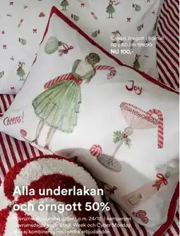 Hemtex Cheers örngott i bomull, SEK 100 erbjuda